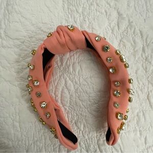 COPY - 3 different embellished Headbands Coral, Turquoise, and Yellow